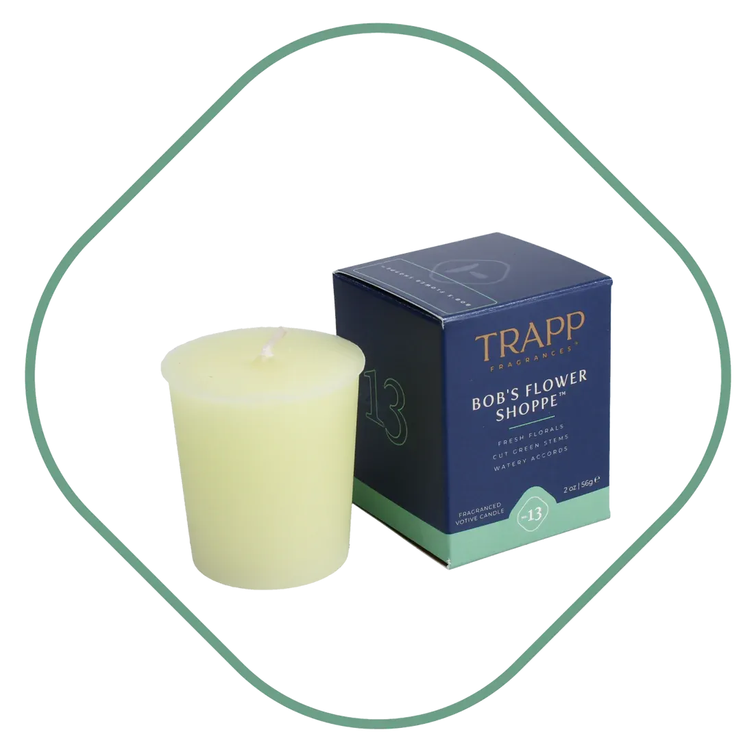 No 13 Bob's Flower Shoppe Votive Candle