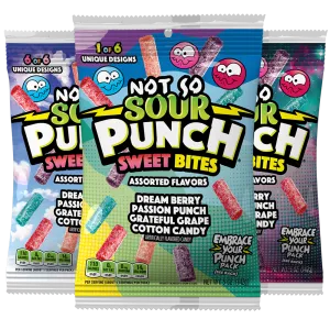 NOT SO Sour Punch Sweet Bites 9oz (BEST BY: JUNE 2024)