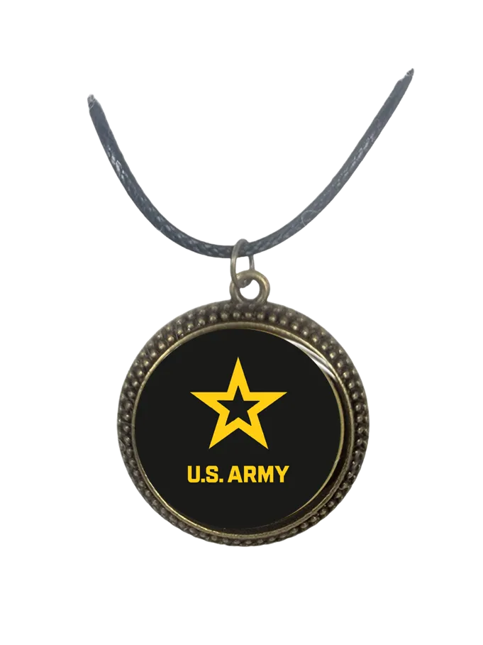 Officially Licensed Military Logo Pendant Necklaces | Show Your Pride in Your Military Service