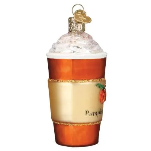 Old World Christmas Pumpkin Spice Latte Ornament