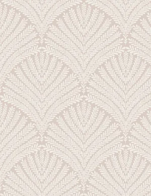 Rayna Wallpaper, Clay Swatch