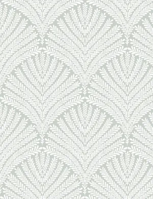Rayna Wallpaper, Eucalyptus Swatch