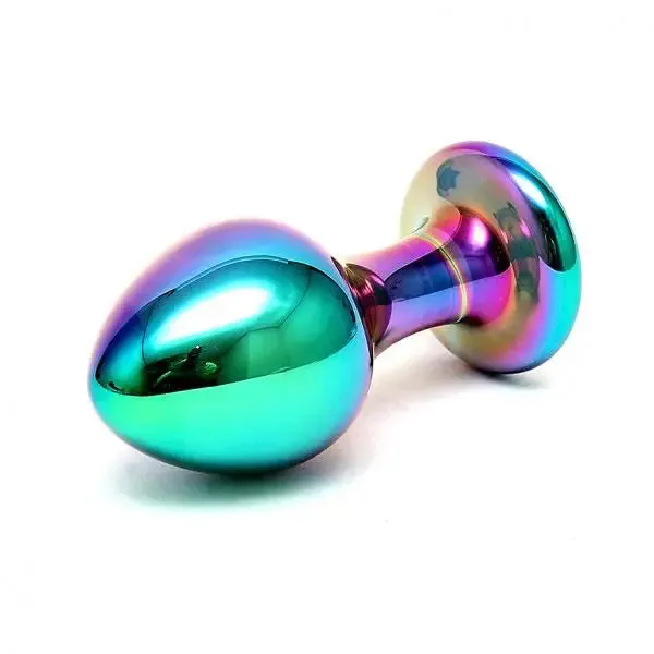 Rimba 3.75-inch Multi-coloured Glass Anal Plug