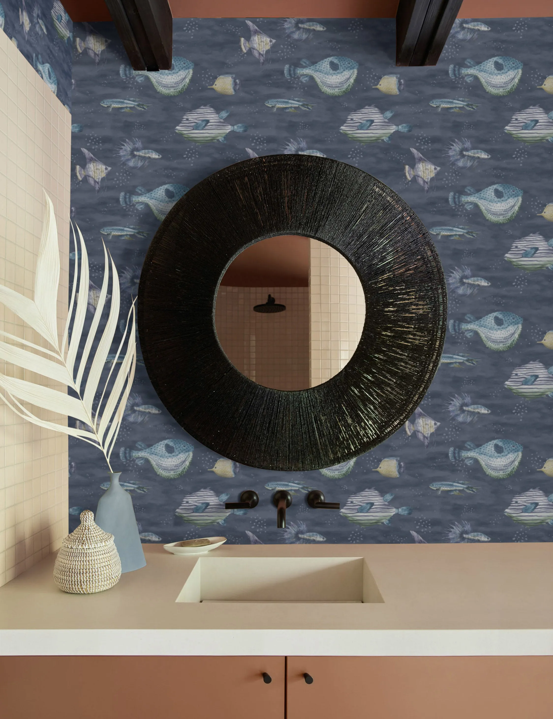 Scalamandre Oceanna Wallpaper by Sandberg