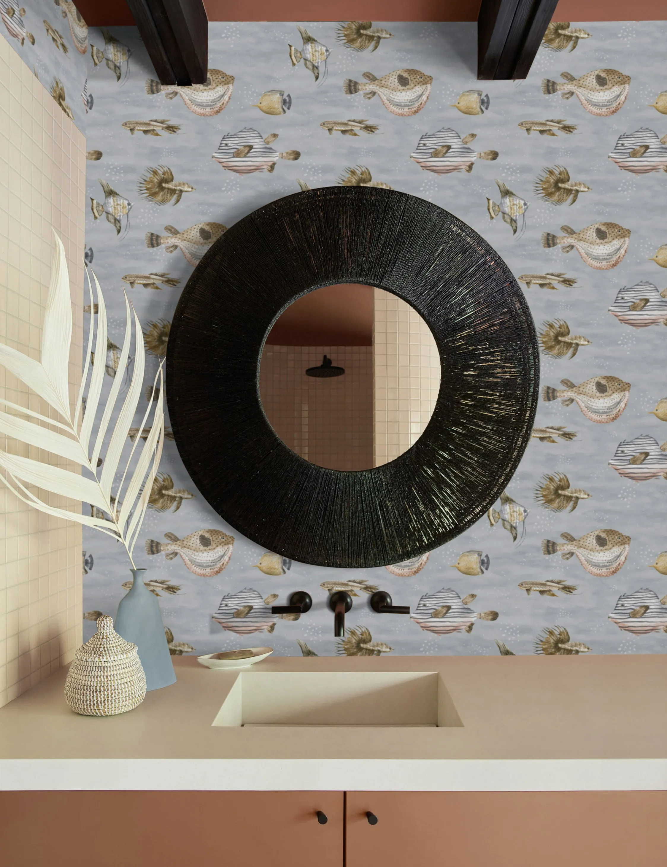 Scalamandre Oceanna Wallpaper by Sandberg