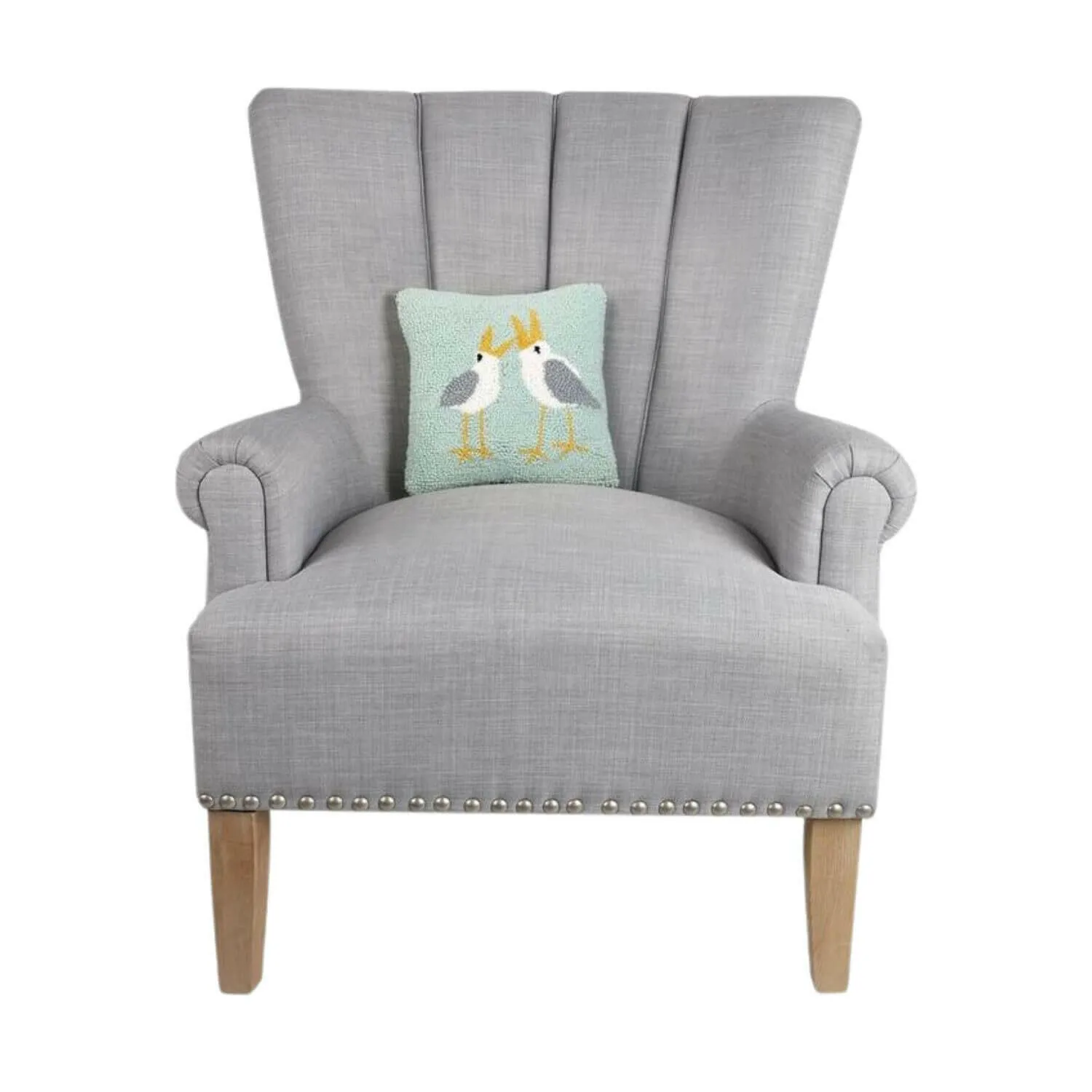 Seagulls Hook Pillow, 10 x 10