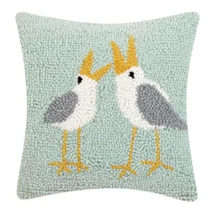 Seagulls Hook Pillow, 10 x 10