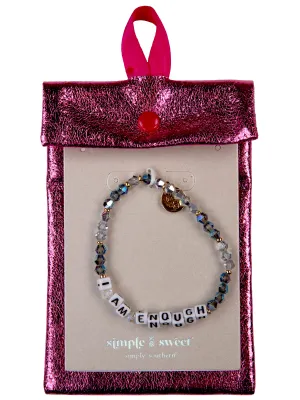 Simple & Sweet Bracelet - I Am Enough