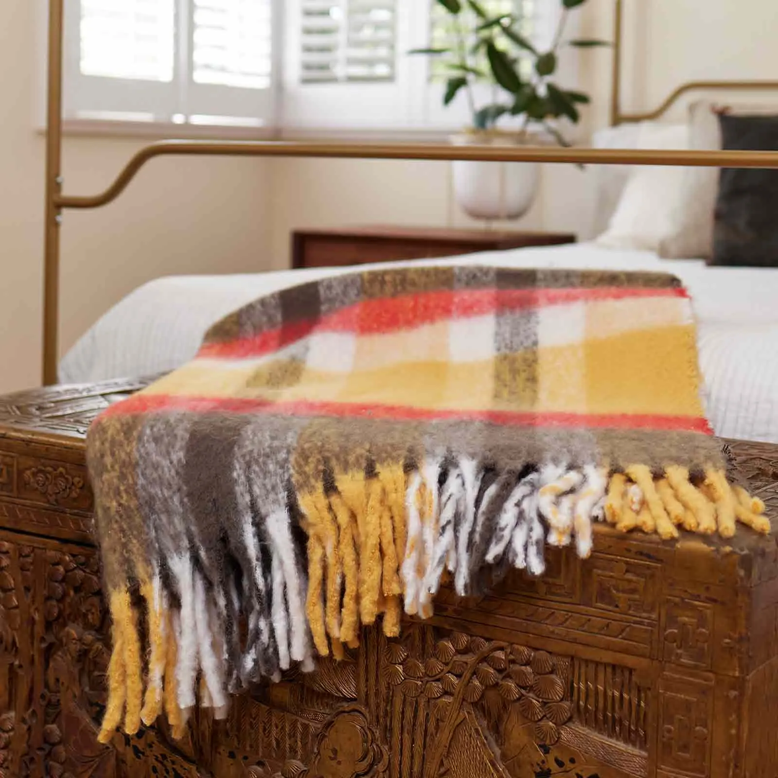 Spice Cuddle Throw Blanket