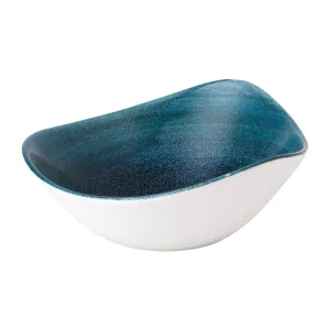 Stonecast Aqueous Lagoon Triangle Bowl 13oz (Box 12) - FJ975
