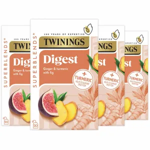 Superblends Digest Ginger & Turmeric - 4 x 20 Envelopes