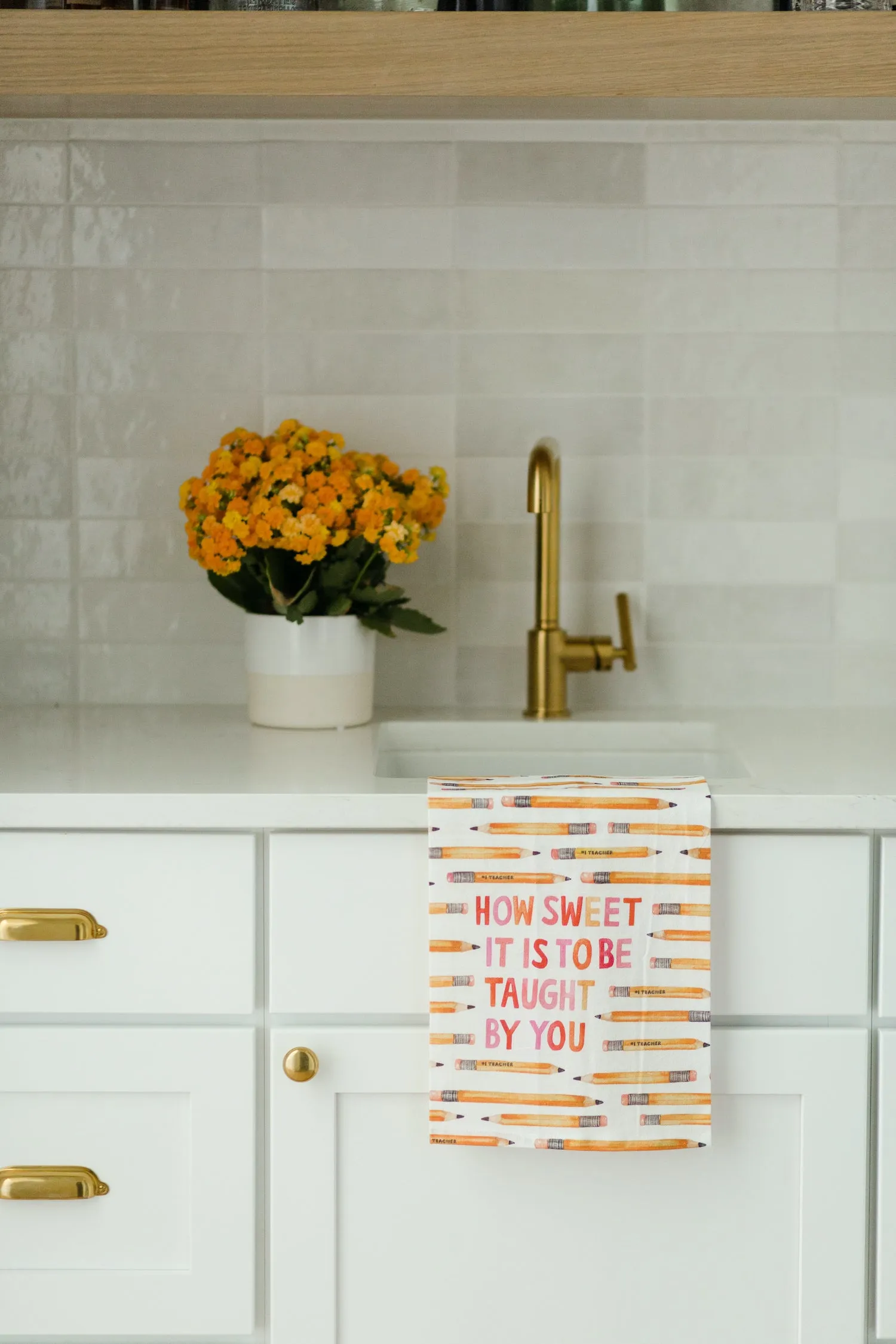Teacher Sweetness Tea Towel