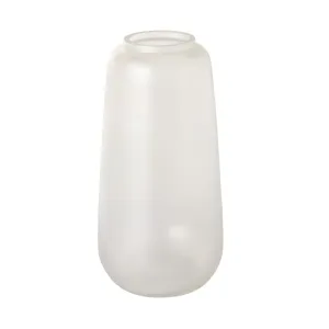 Tundra Frosted Vase 12x12x25cm