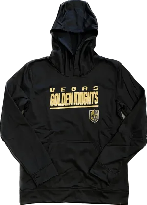 Vegas Golden Knights Youth Performance Pullover Hood - Black