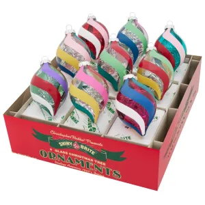 Vivid Vintage Decorated Tulips, 9 Count