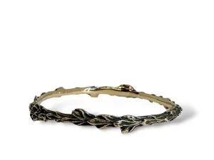Warm Deerhorn Cedar Bangle