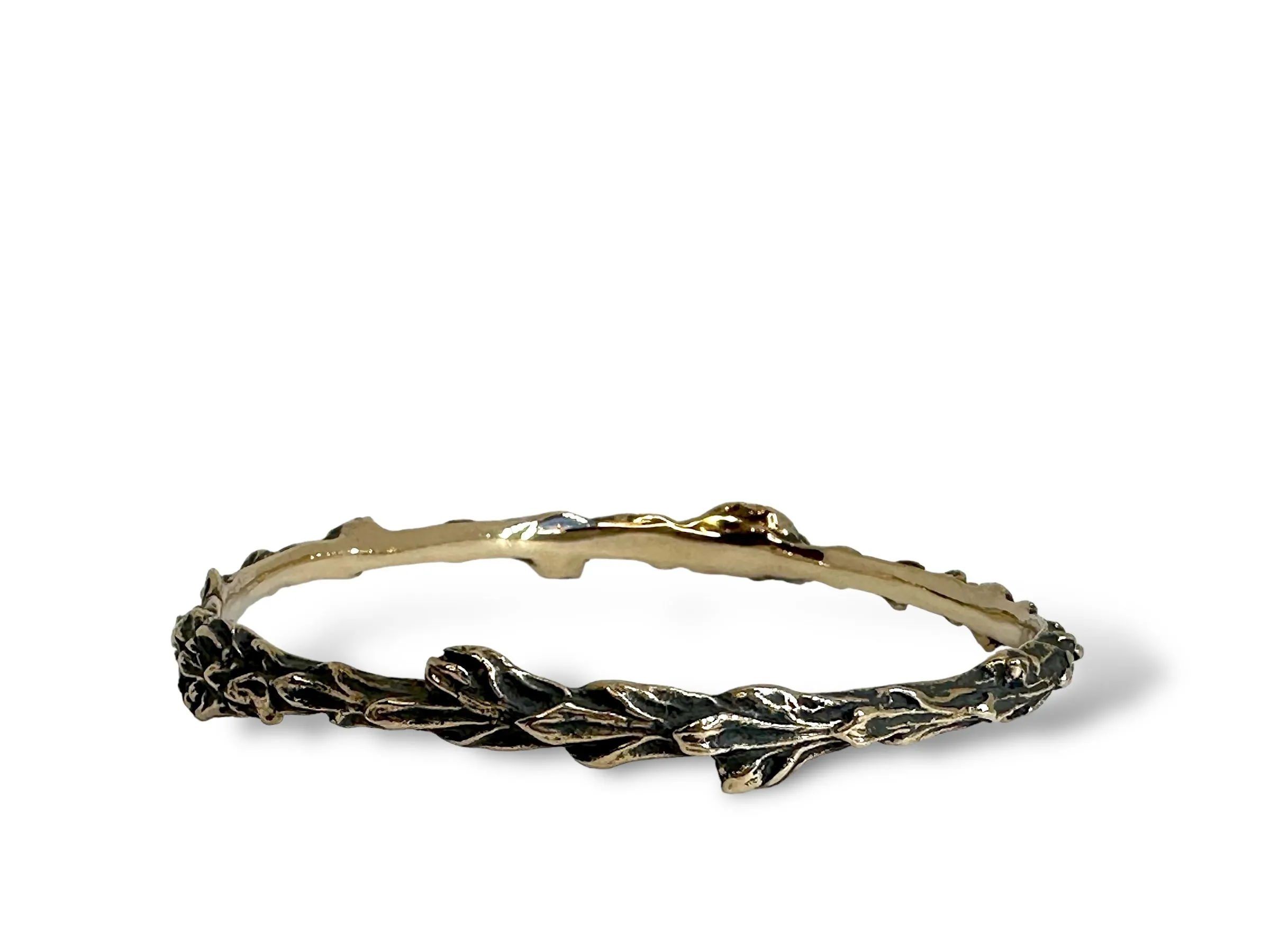 Warm Deerhorn Cedar Bangle