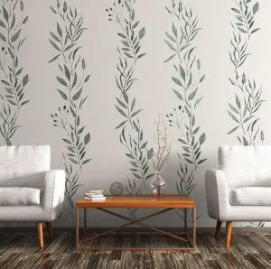Watercolor leaves