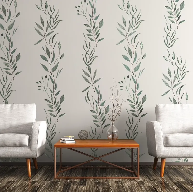 Watercolor leaves