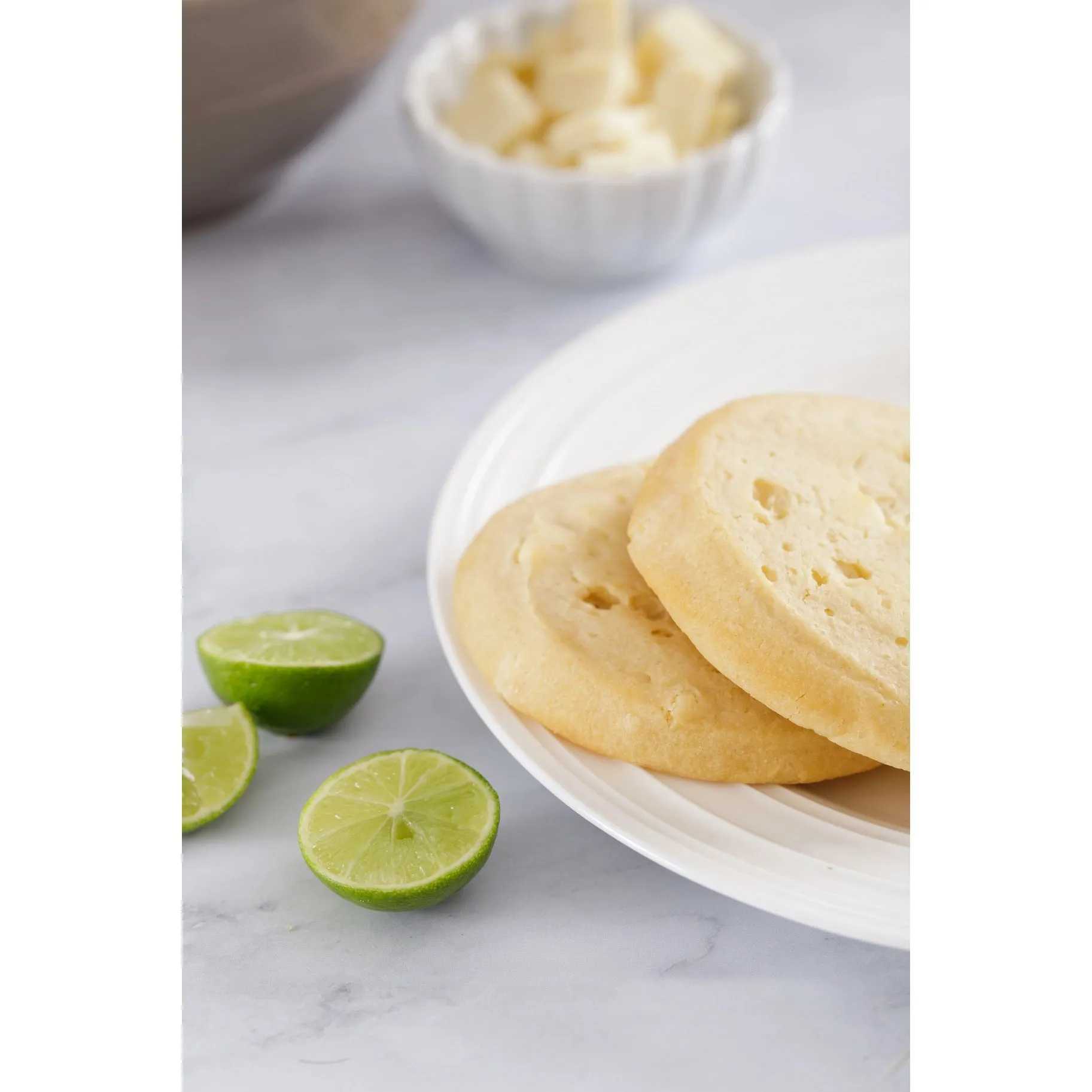 WOW BAKING - GLUTEN FREE KEY LIME WHITE CHOCOLATE COOKIE