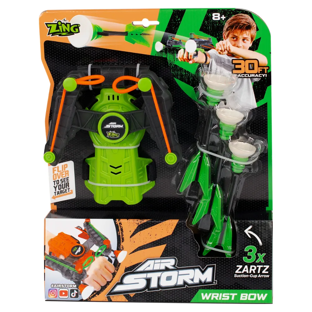 Zing Toys Air Storm Wrist Bow Green